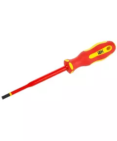 Отвертка диэлектрическая SLIM SL5.5х125 Т2 ARMA2L 5 IEK A2L5-SC31-T2-SL-55-125