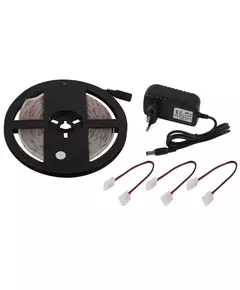 Комплект светодиодной ленты 2835kit-4.8-60-12-IP65-6500 холод. бел. 12В (в комплекте: LED лента на двустороннем скотче; источник питания; коннекторы) (уп.5м) Эра Б0043063