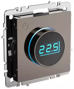 Термостат электронный с индикацией BRITE СП IP20 ТС10-1-БрТБ темная бронза IEK BR-RT11-K45
