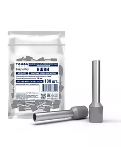 Наконечник штыревой втулочный изолированный НШВИ 4.0-18 TOKOV ELECTRIC TKE-NSVI-4.0-18-C06/100