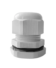 Ввод кабельный (сальник) PG-21 IP68 сер. TOKOV ELECTRIC TKE-PG-21-G