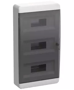 Корпус пластиковый ЩРН-П-36 IP41 черн. прозр. дверь TEKFOR IEK TF5-KP12-N-36-41-K01-K03