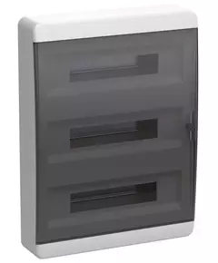 Корпус пластиковый ЩРН-П-54 IP41 черн. прозр. дверь TEKFOR IEK TF5-KP12-N-54-41-K01-K03