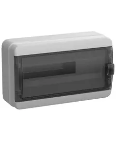Корпус пластиковый КМПн-18 IP65 черн. прозр. дверь TEKFOR IEK TF5-KP72-N-18-65-K03-K02