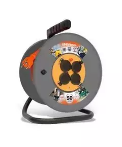 Удлинитель на катушке 4х50м с заземл. 16А IP44 ВЕМ-250 термо ПВС 3х2.5 UNIVersal 9634209