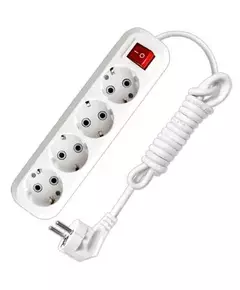 Удлинитель 4х2м с заземл. 16А IP20 S-304 с выкл. ПВС 3х1 UNIVersal 9634419