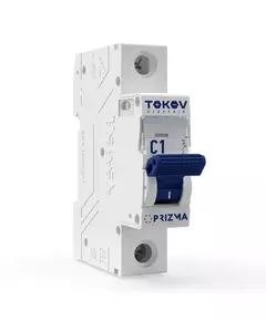 Выключатель автоматический модульный 1П 1А 4.5кА х-ка C TOKOV Electric TKE-PZ45-MCBI-1-1-C