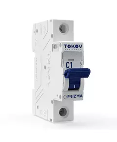 Выключатель автоматический модульный 1П 1А 6кА х-ка C TOKOV Electric TKE-PZ60-MCBI-1-1-C
