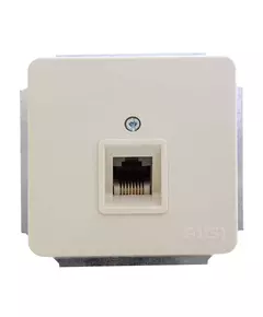 Розетка компьютерная 1-м Extra RJ45 механизм беж. GUSI С1К1-003