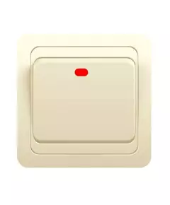 Выключатель 1-кл. СП Classic 10А IP20 с индикацией крем. POWERMAN 1156499