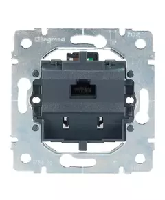 Розетка компьютерная 1-м СП Galea Life RJ45 кат.5E UTP на винтах механизм Leg 775761