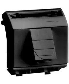 Розетка компьютерная 1-м СП 2мод. Brava RJ45 кат.5E черн. DKC 77642N
