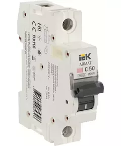 Выключатель автоматический модульный 1п C 50А M06N ARMAT IEK AR-M06N-1-C050