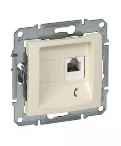 Розетка телефонная 1-м СП Sedna RJ11 механизм беж. SchE SDN4101147