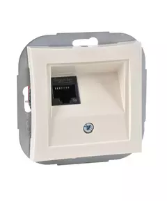 Розетка компьютерная СП Дуэт RJ45 кат.5E механизм беж. SchE WDE000283