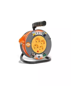 Удлинитель на катушке 4х30м с заземл. 6А IP20 У10-014 ПВС 3х0.75 термозащита UNIVersal 1686
