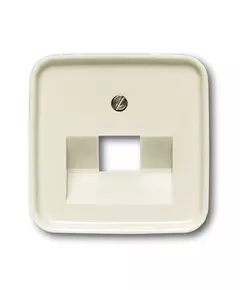 Накладка розетки компьютерной 1-м Duro бел. ABB 2CKA001753A8949