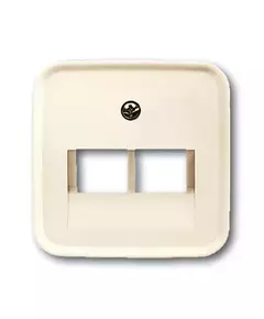 Накладка розетки компьютерной 2-м Duro бел. ABB 2CKA001753A8956