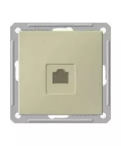 Розетка компьютерная 1-м СП W59 RJ45 кат.5E механизм шампань SE RSI-152K5E-4-86