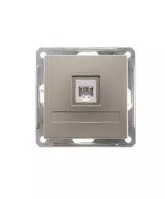 Розетка телефонная СП W59 RJ11 1А 160В механизм шампань SE RSI-152T-4-86