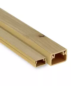 Кабель-канал 25х25 L2000 пластик Plast свет. дер. EKF kk-25-25w