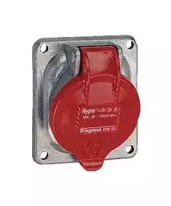 Розетка Hypra 16А 380/415В 3К+Н+З IP44 Leg 052234