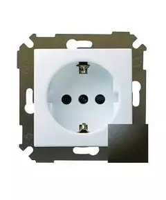 Розетка 1-м СП Simon34 16А IP20 с заземл. механизм графит Simon 34432-038