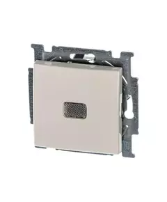 Выключатель 1-кл. 1п СП Basic 55 10А IP20 с клавишей с линзой подсветки с лампой механизм сл. кость ABB 2CKA001012A2156