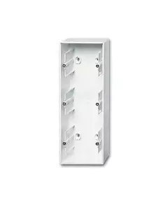 Коробка для открытого монтажа 3 поста Basic 55 альп. бел. ABB 2CKA001799A0976