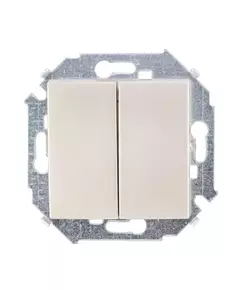 Выключатель 2-кл. СП Simon 15 10А IP20 винтов. зажим механизм шампань Simon 1591398-034