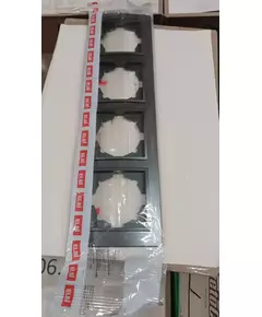 Рамка 4-м Zena дым. ABB 500-011100-228