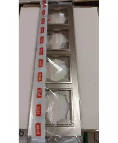 Рамка 4-м Zena титаниум ABB 500-011400-228