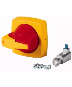 Рукоять D-типа; монтаж на дверь под ось 6х6 K1DR/P красн./желт. EATON 1818030