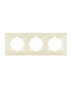 Рамка 3-м Cosmo крем. ABB 612-010300-227