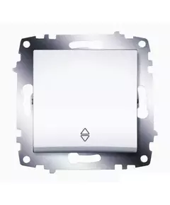 Переключатель 1-кл. 1мод. СП Cosmo 10А IP20 (сх. 6) механизм бел. ABB 619-010200-209