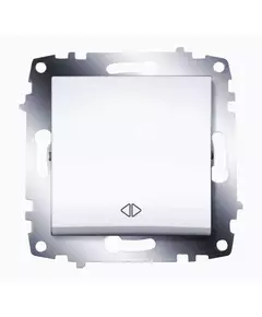 Переключатель перекрестный 1-кл. 1мод. СП Cosmo 10А IP20 (сх. 7) механизм бел. ABB 619-010200-214