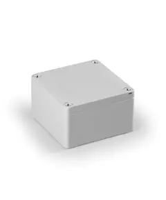 Корпус пластиковый Cubo S 100х100х60мм поликарбонат от -40 до +80град.C глух. стенка IP66/67 сер. ENSTO SPCP101006G
