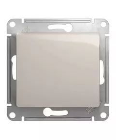 Переключатель проходной 1-кл. СП Glossa 10А IP20 (сх. 6) 10AX механизм молочн. SE GSL000961