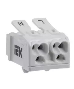 Клемма пружинная соединительная КСПн2-L+N IEK UKZ-B06-2P-F1-E0-10