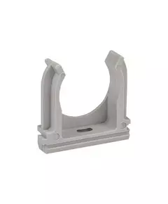 Держатель для труб (клипса) d32мм сер. (уп.10шт) Plast EKF derj-z-32n-r
