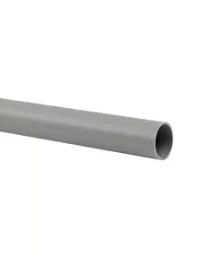 Труба гладкая ПВХ жесткая d25мм сер. (дл.3м) PROxima EKF trg-25-3n