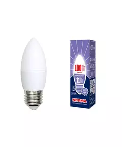 Лампа светодиодная LED-C37-11W/DW/E27/FR/NR Norma 11Вт матовая E27 (упак. картон) Volpe UL-00003813