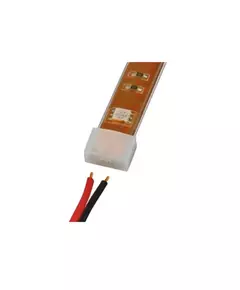 Зажим изолирующий UCW-H10 WHITE 020 POLYBAG для светодиодной ленты 5050 с отв. для проводов 10мм бел. силикон (уп.20шт) Uniel 06679