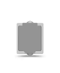 Розетка Аллегро с заземл. защ. шторки с крышкой IP54 сер. UNIVersal 1282