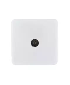 Розетка телевизионная проходная TV 1-м ОП Viola бел. LEZARD 751-0200-129