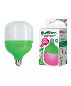 Лампа светодиодная LED-M80-20W/SPSB/E27/FR PLS55GR 20Вт M80 матовая E27 IP54 для растений спектр для рассады и цветения (упак. картон) Uniel UL-00006261