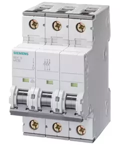 Выключатель автоматический модульный 3п C 20А 6кА Siemens 5SY63207