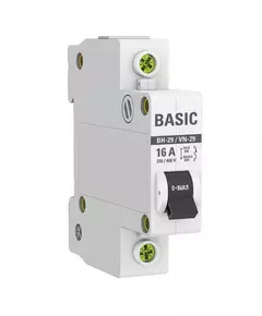 Выключатель нагрузки 1п 16А ВН-29 Basic EKF SL29-1-16-bas