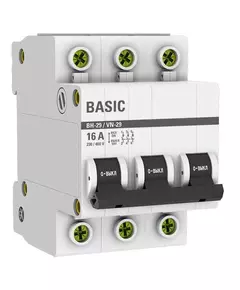 Выключатель нагрузки 3п 16А ВН-29 Basic EKF SL29-3-16-bas