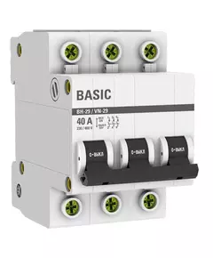 Выключатель нагрузки 3п 40А ВН-29 Basic EKF SL29-3-40-bas